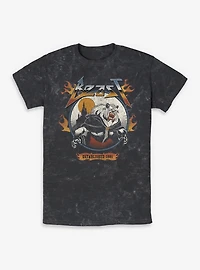 Disney Beauty and the Beast Flame Mineral Wash T-Shirt
