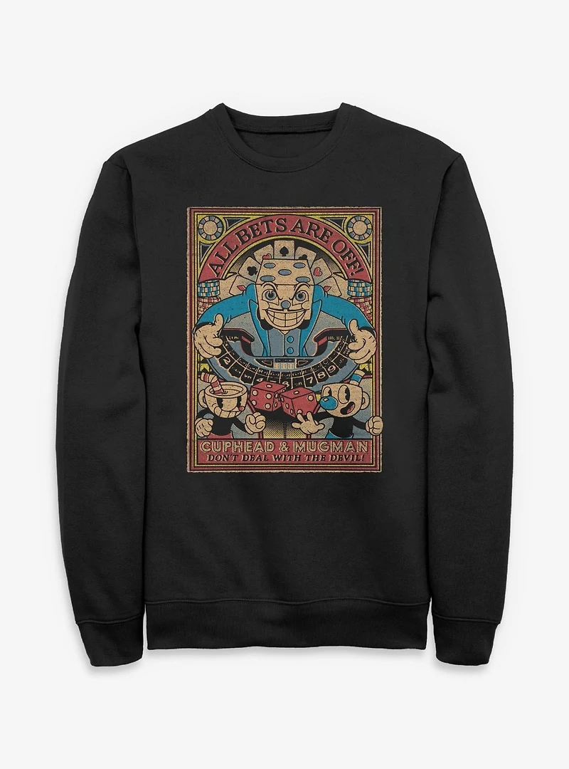 Cuphead All Bets Are Off Sweatshirt