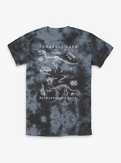 Jurassic Park Flora & Fauna Tie-Dye T-Shirt