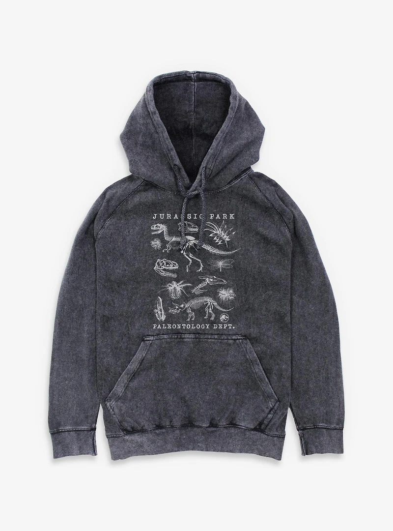 Jurassic Park Flora & Fauna Mineral Wash Hoodie