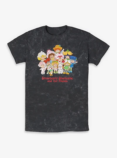 Strawberry Shortcake And Her Friends Mineral Wash T-Shirt