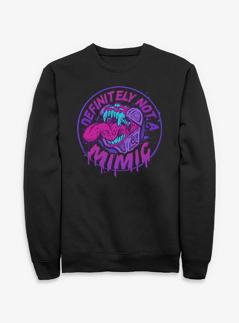 Dungeons & Dragons Definitely Not A Mimic Badge Sweatshirt
