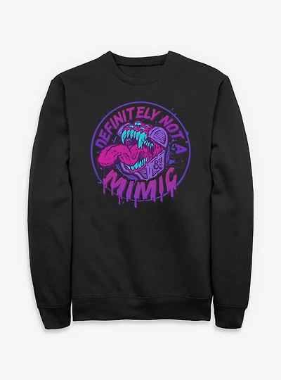 Dungeons & Dragons Definitely Not A Mimic Badge Sweatshirt