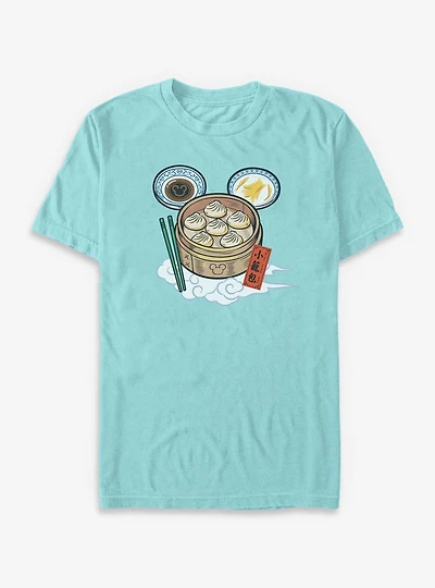 Disney Mickey Mouse Xialongbao Dumplings Garment Dye T-Shirt