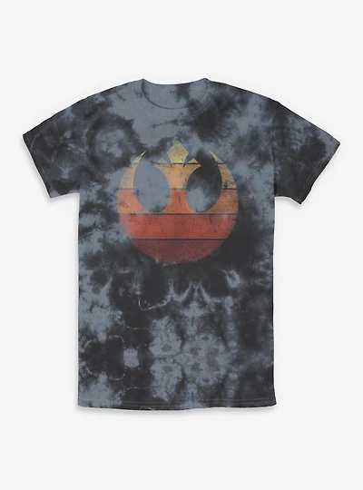 Star Wars Rebel Retro Gradient Tie-Dye T-Shirt