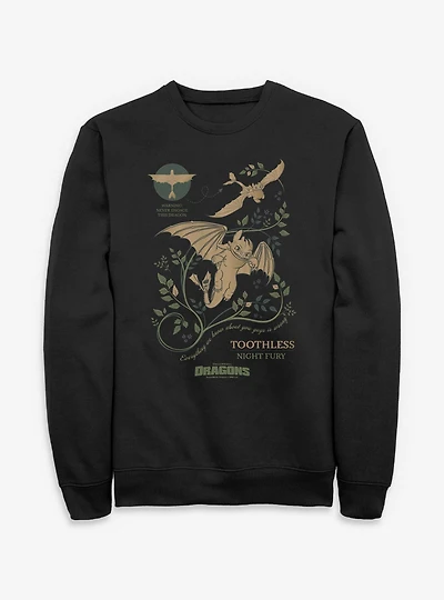 How To Train Your Dragon Toothless Warning Sweatshirt