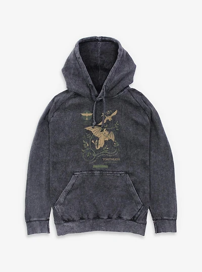 How To Train Your Dragon Toothless Warning Mineral Wash Hoodie