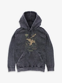 How To Train Your Dragon Toothless Warning Mineral Wash Hoodie