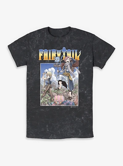 Fairy Tail On A Mission Mineral Wash T-Shirt