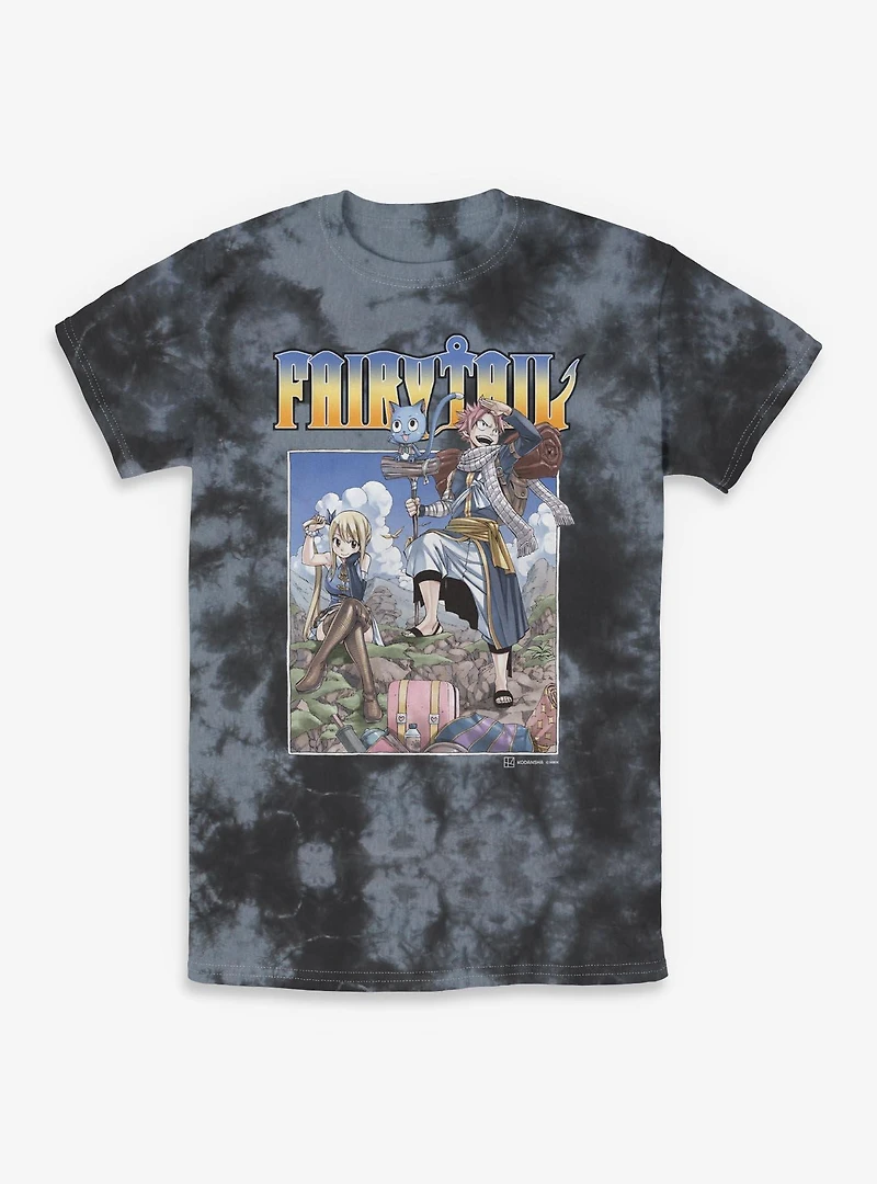 Fairy Tail On A Mission Tie-Dye T-Shirt