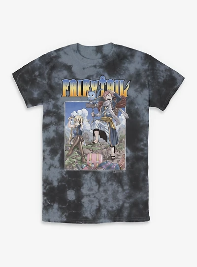 Fairy Tail On A Mission Tie-Dye T-Shirt
