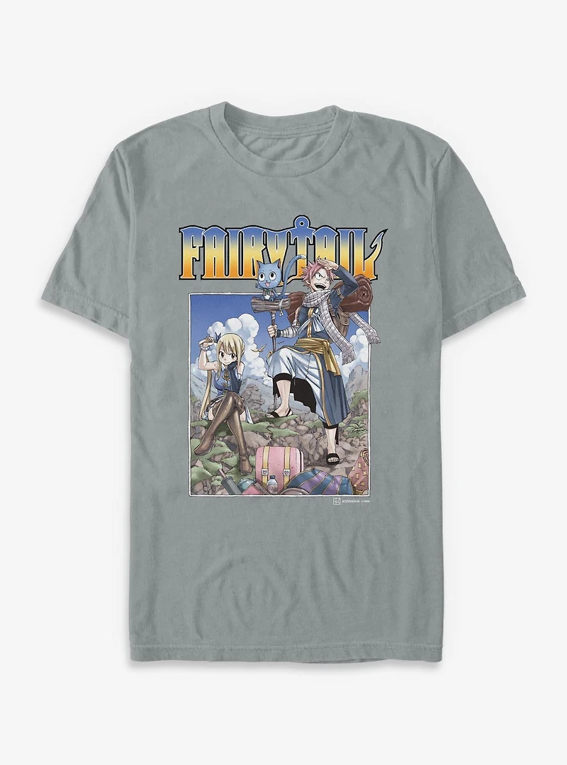 Fairy Tail On A Mission Garment Dye T-Shirt