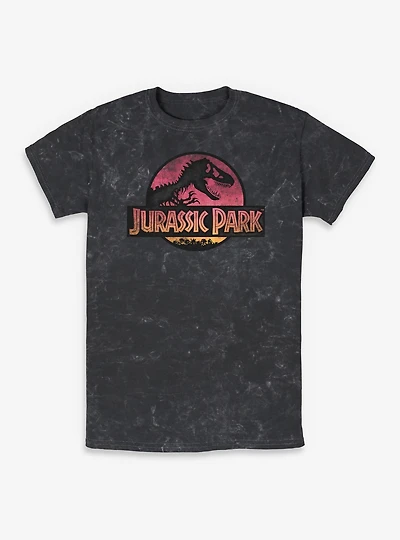 Jurassic Park Logo Mineral Wash T-Shirt