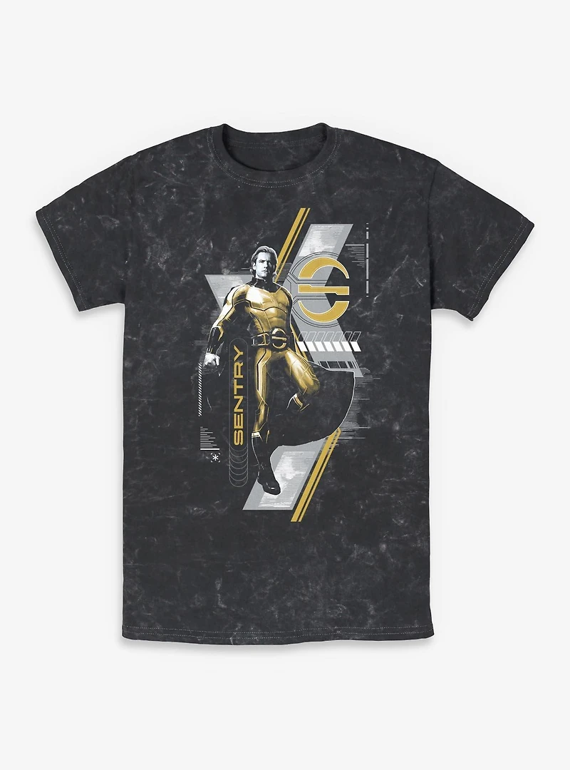 Marvel Thunderbolts* Sentry Mineral Wash T-Shirt