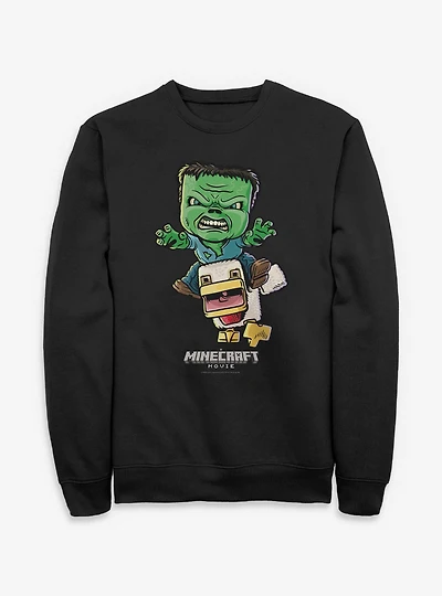 A Minecraft Movie Chicken Jockey Sweatshirt