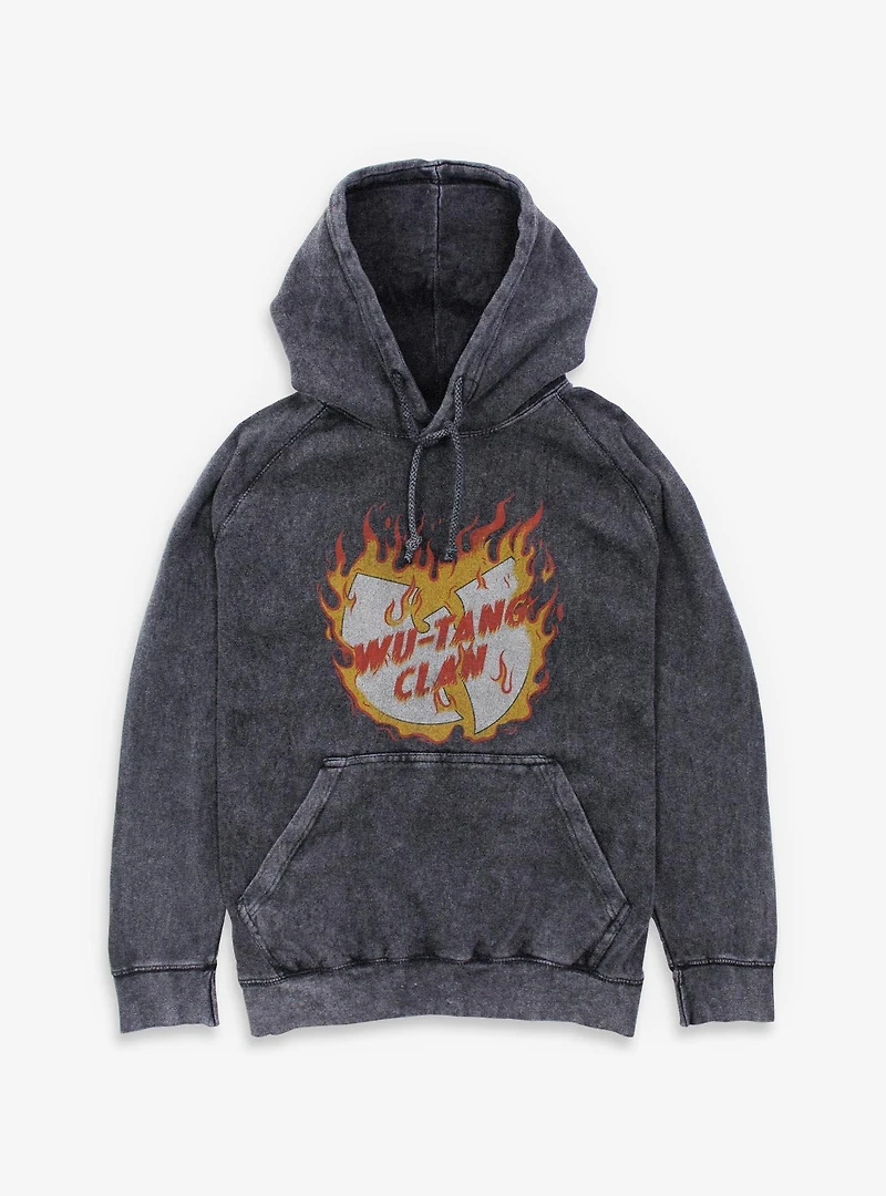 Wu-Tang Clan Fire Mineral Wash Hoodie
