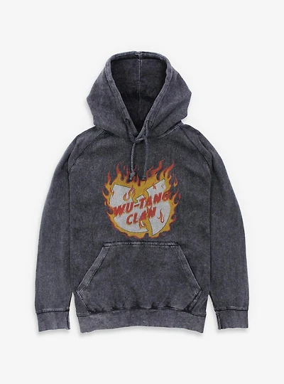 Wu-Tang Clan Fire Mineral Wash Hoodie