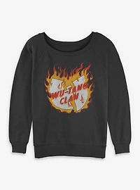 Wu-Tang Clan Fire Womens Slouchy Sweatshirt