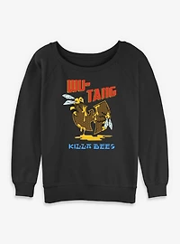 Wu-Tang Killa Bees Womens Slouchy Sweatshirt