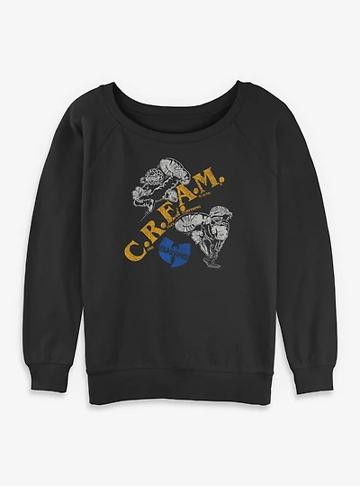 Wu-Tang C.R.E.A.M Womens Slouchy Sweatshirt
