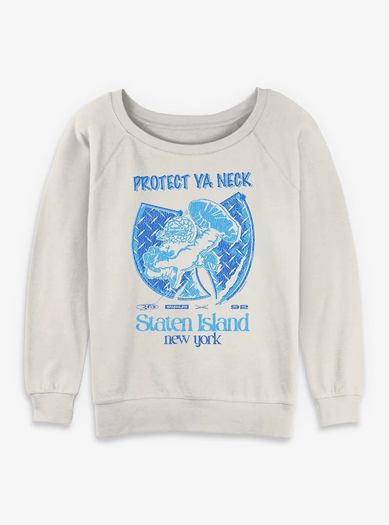 Wu-Tang Protect Ya Neck Womens Slouchy Sweatshirt