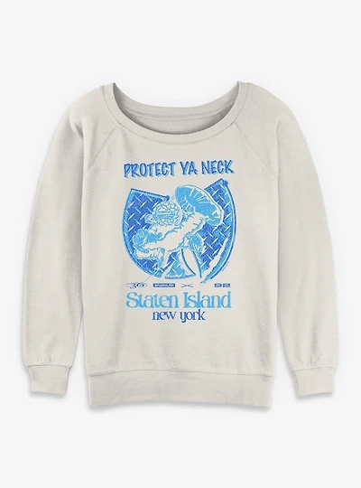Wu-Tang Protect Ya Neck Womens Slouchy Sweatshirt