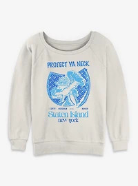 Wu-Tang Protect Ya Neck Womens Slouchy Sweatshirt