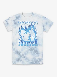 Wu-Tang Forever Blue Fire Tie-Dye T-Shirt