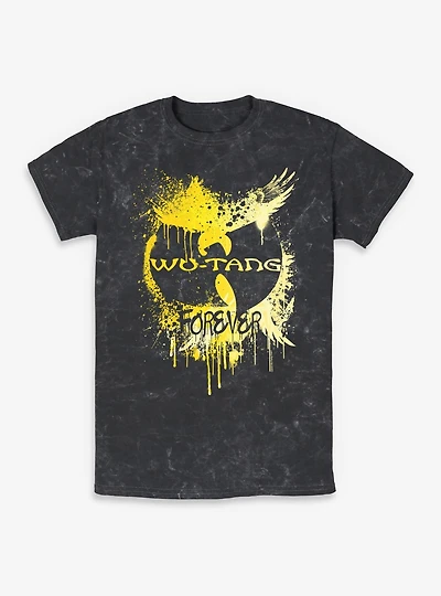 Wu-Tang Forever Splatter Mineral Wash T-Shirt
