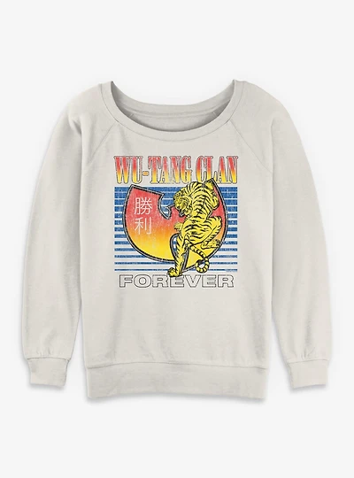 Wu-Tang Forever Tiger Womens Slouchy Sweatshirt