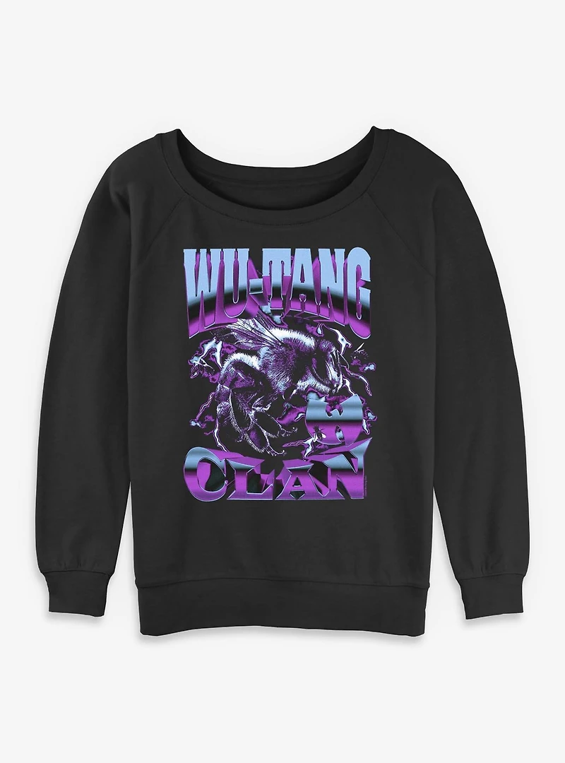 Wu-Tang Clan Bees Womens Slouchy Sweatshirt