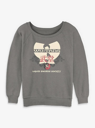 Wu-Tang Liquid Swords Society Womens Slouchy Sweatshirt
