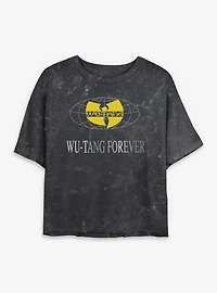 Wu-Tang Clan Forever Mineral Wash Womens Crop T-Shirt