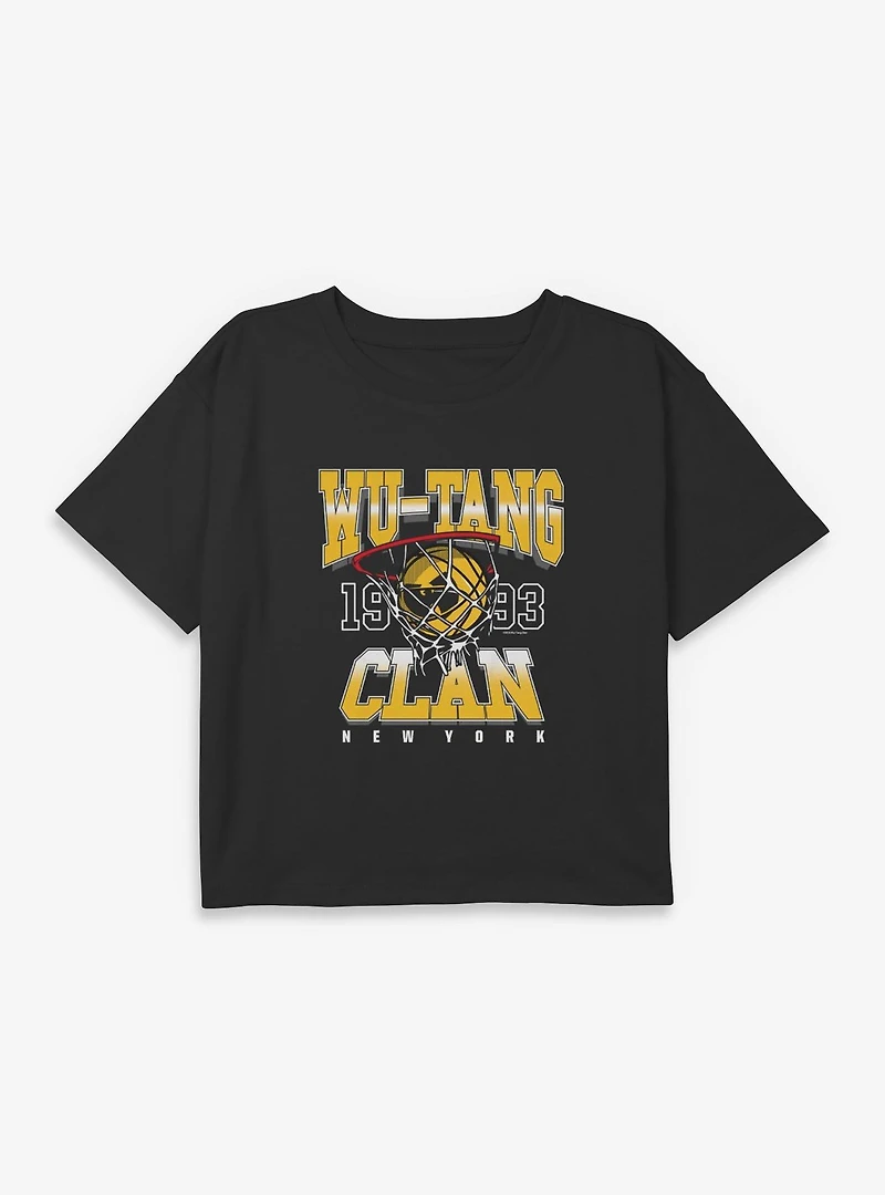 Wu-Tang Clan New York  Youth Girls Boxy Crop T-Shirt