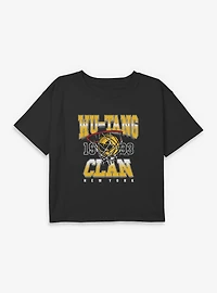 Wu-Tang Clan New York  Youth Girls Boxy Crop T-Shirt