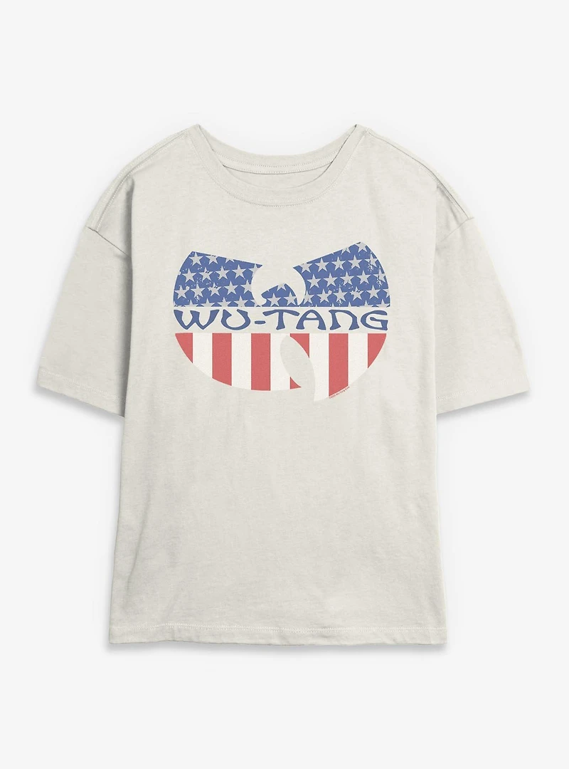 Wu-Tang Flag Womens Skimmer T-Shirt