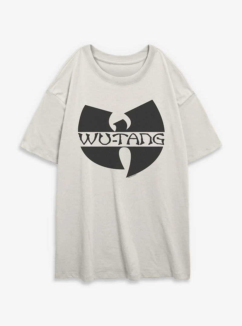 Wu-Tang Logo Womens Oversized T-Shirt