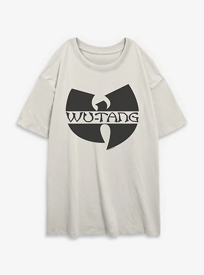 Wu-Tang Logo Womens Oversized T-Shirt