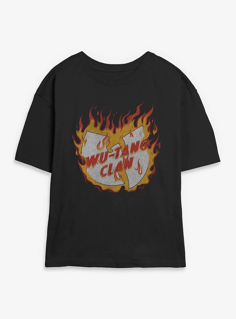 Wu-Tang Clan Fire Womens Skimmer T-Shirt