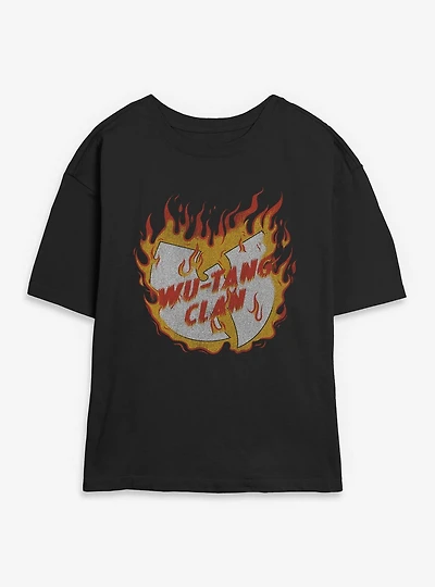 Wu-Tang Clan Fire Womens Skimmer T-Shirt