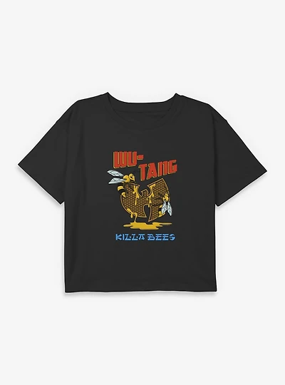Wu-Tang Killa Bees Youth Girls Boxy Crop T-Shirt