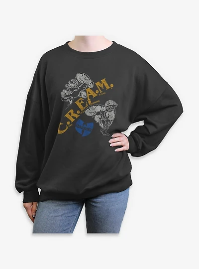 Wu-Tang C.R.E.A.M Womens Oversized Sweatshirt