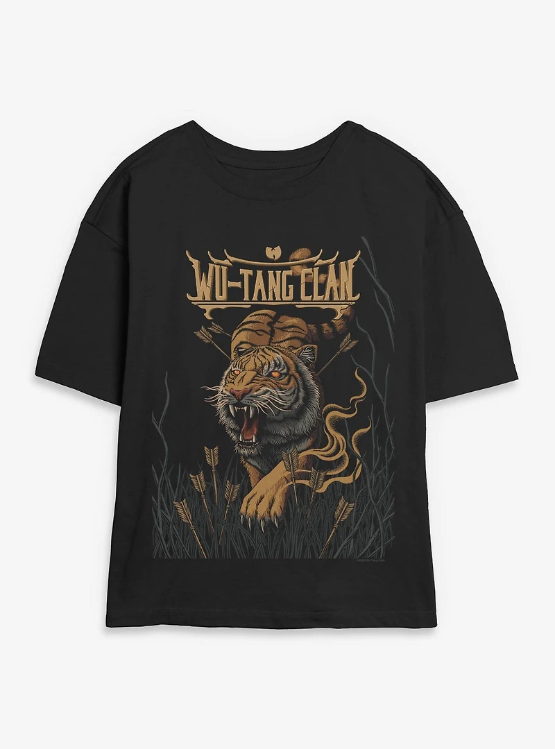 Wu-Tang Tiger And Arrows Womens Skimmer T-Shirt
