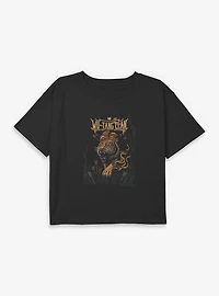 Wu-Tang Tiger And Arrows  Youth Girls Boxy Crop T-Shirt
