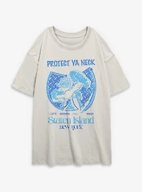 Wu-Tang Protect Ya Neck Womens Oversized T-Shirt