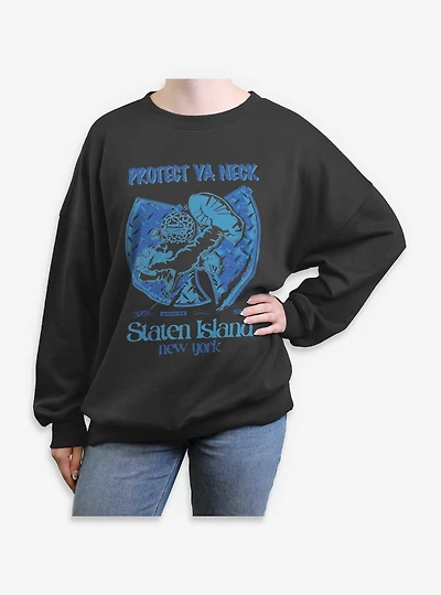 Wu-Tang Protect Ya Neck Womens Oversized Sweatshirt