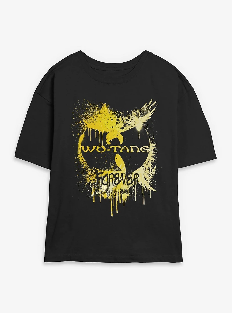 Wu-Tang Forever Splatter Womens Skimmer T-Shirt