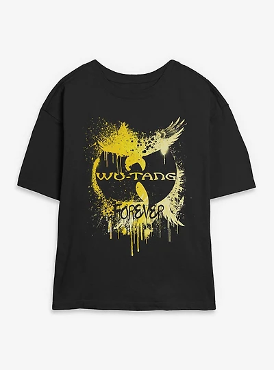 Wu-Tang Forever Splatter Womens Skimmer T-Shirt