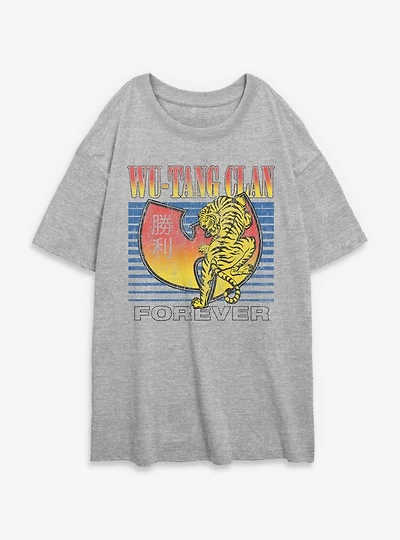 Wu-Tang Forever Tiger Womens Oversized T-Shirt