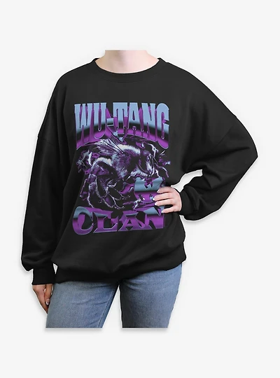 Wu-Tang Clan Bees Womens Oversized Sweatshirt